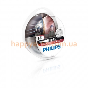 Автолампа PHILIPS H1 12V 55W VisionPlus +60% 2шт (12258VPS2)